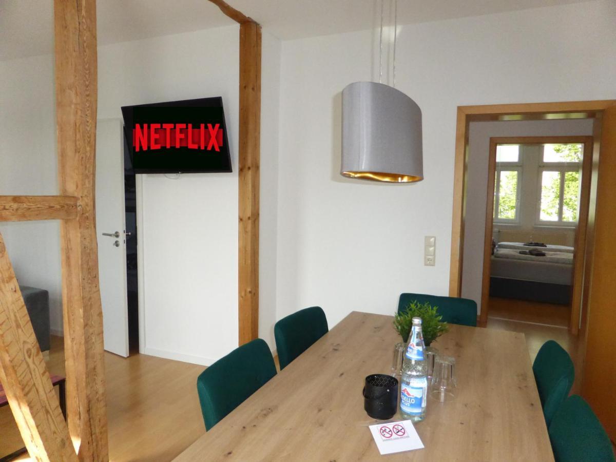 Jena City Apartment, Balkon, Sonnig, Wifi, Parkplaetze, Naehe Zentrum Eksteriør bilde