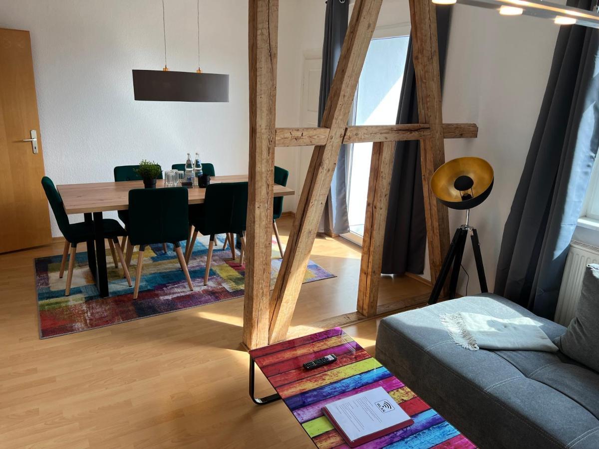 Jena City Apartment, Balkon, Sonnig, Wifi, Parkplaetze, Naehe Zentrum Eksteriør bilde