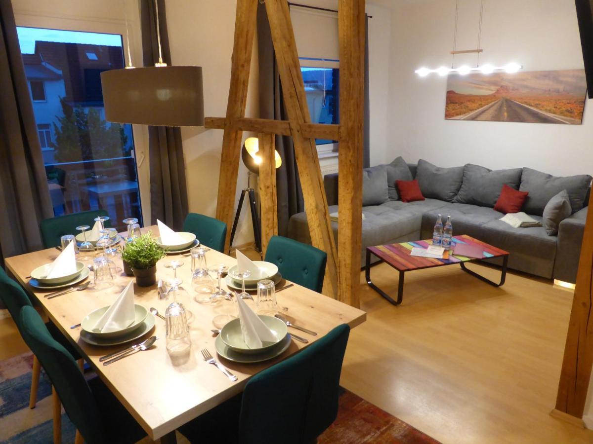 Jena City Apartment, Balkon, Sonnig, Wifi, Parkplaetze, Naehe Zentrum Eksteriør bilde