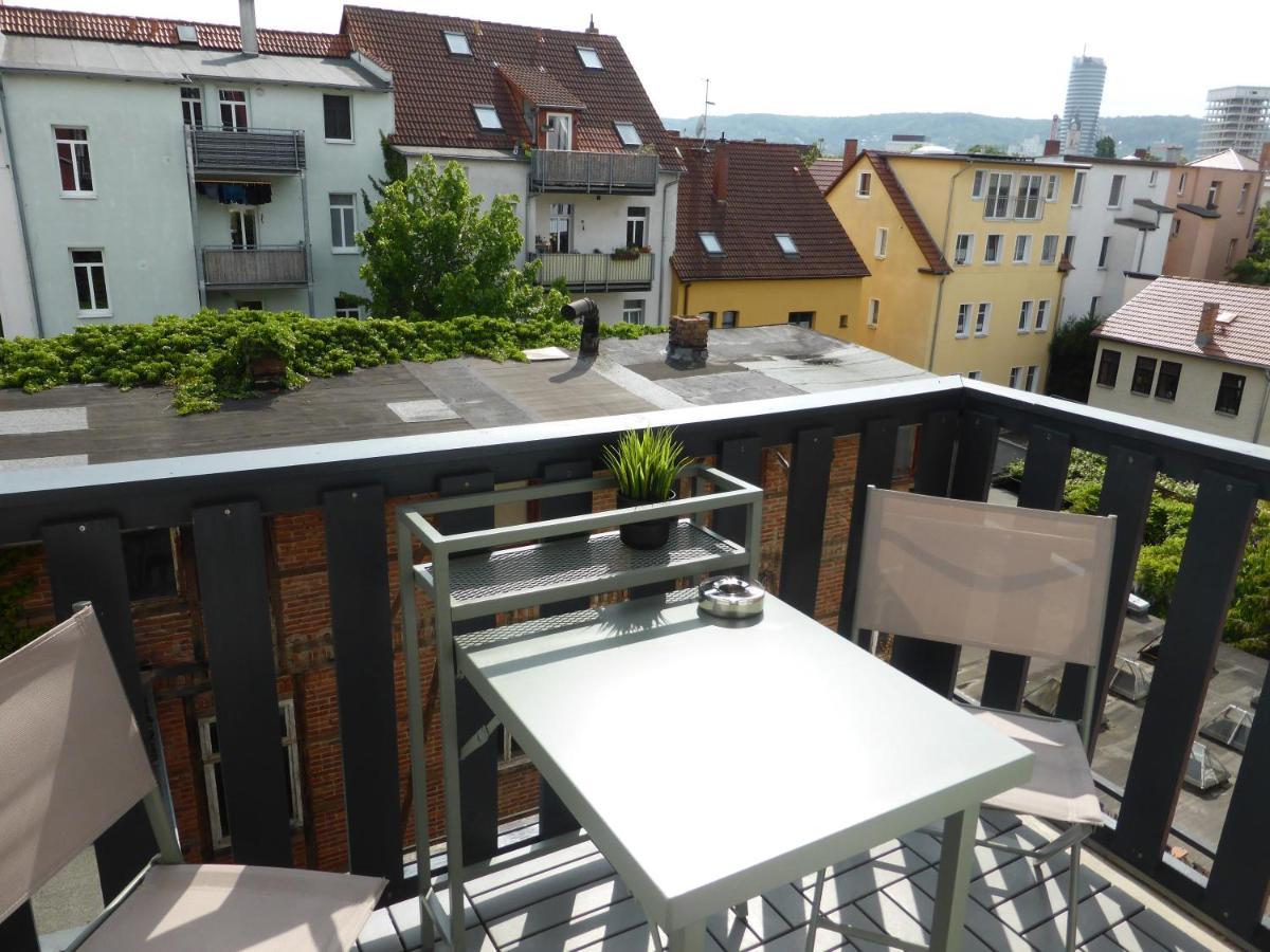 Jena City Apartment, Balkon, Sonnig, Wifi, Parkplaetze, Naehe Zentrum Eksteriør bilde