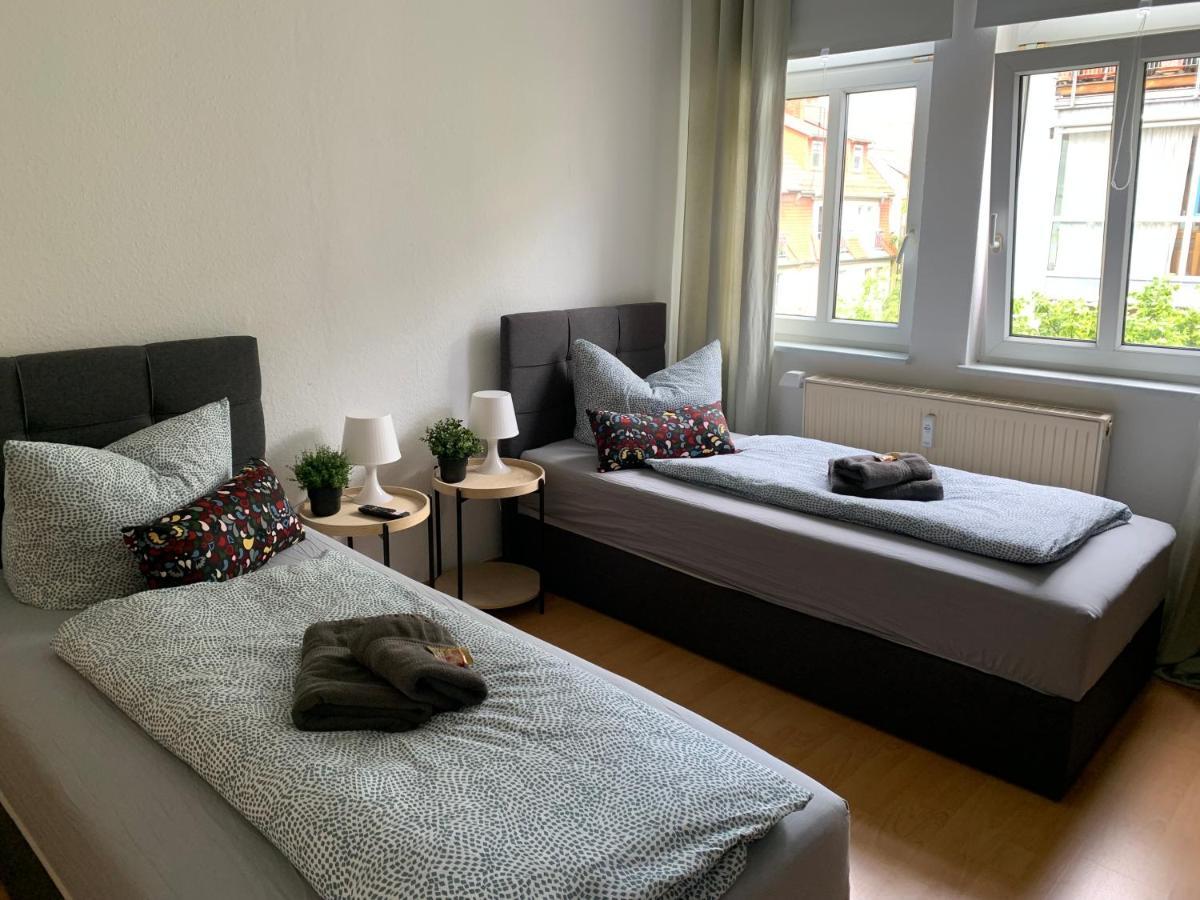 Jena City Apartment, Balkon, Sonnig, Wifi, Parkplaetze, Naehe Zentrum Eksteriør bilde